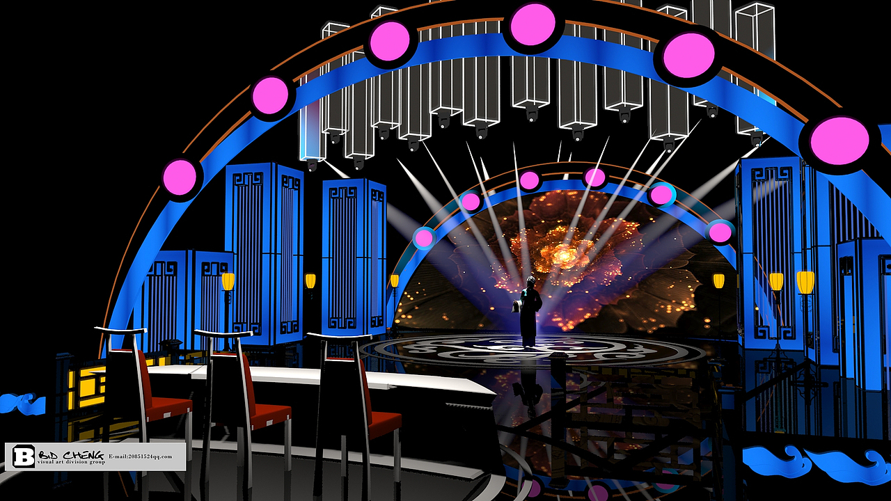 秦腔秀舞台设计（图ZMTUyNjI3OTA4） - 舞台美术 - 站酷设计师廖亚承原创素材 - 站酷ZCOOL