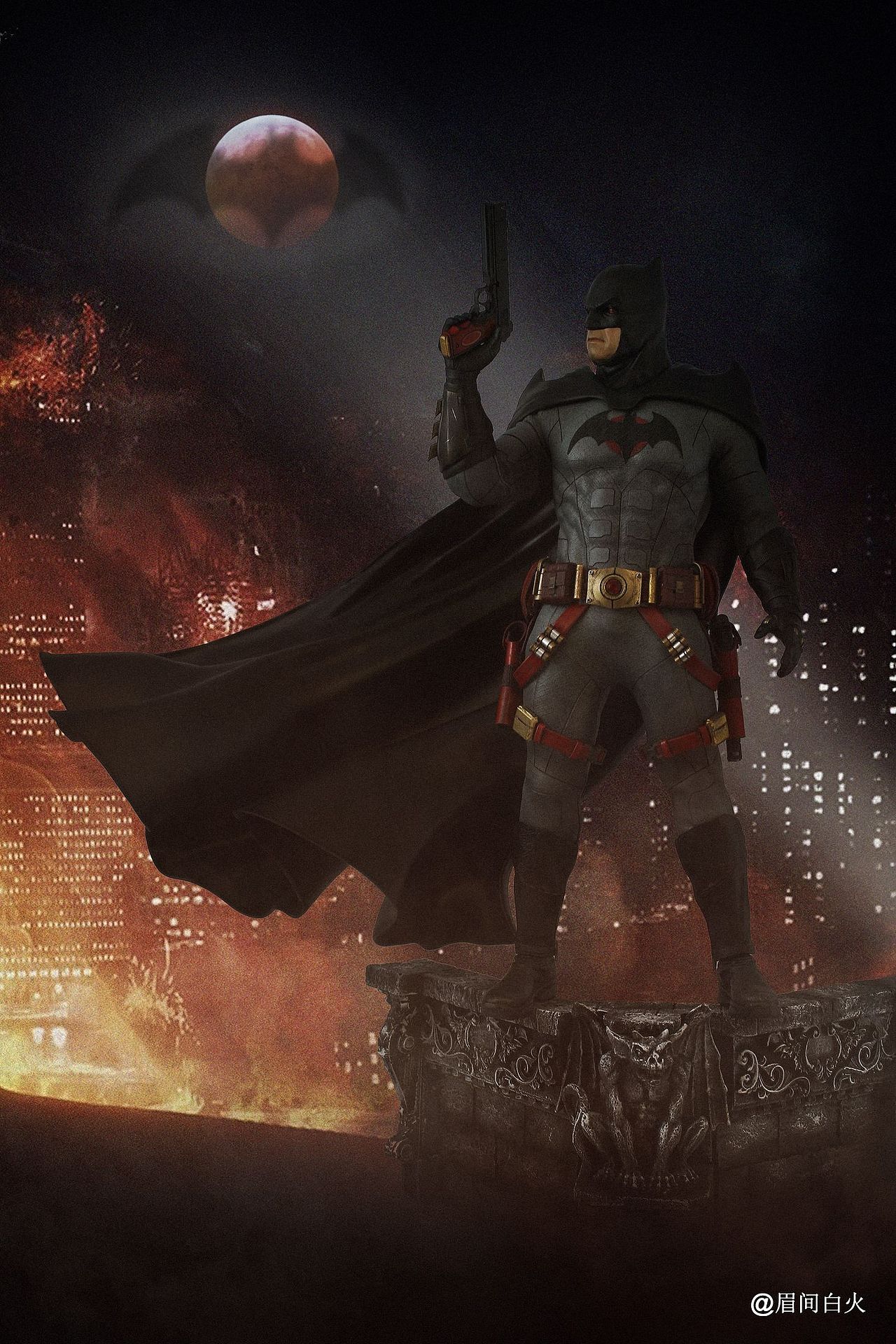 眉间白火的臆造自d之闪点蝙蝠侠托马斯韦恩