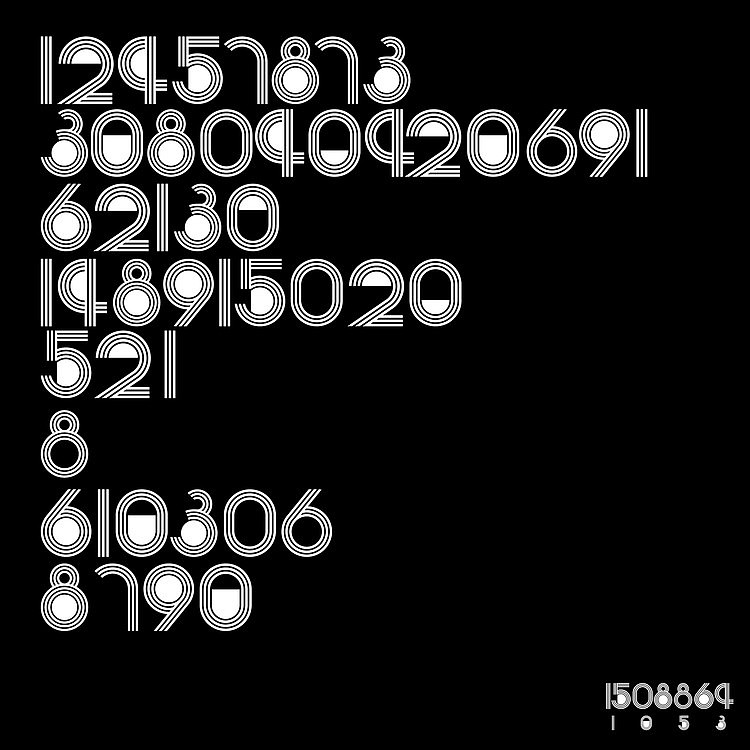 数字字体