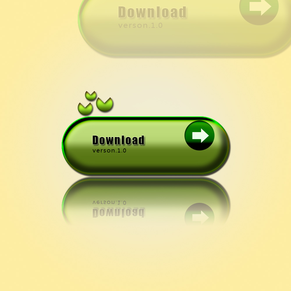 【练习】绿色磨砂播放器icon|ui|图标|爱吃的谢小胖 - 原创作品