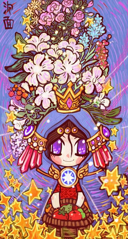 元素装饰风格插画