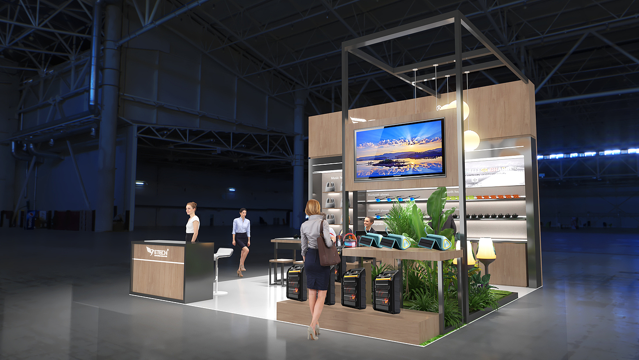 【展台】香港电子展-齐奥（图ZMzQ2MDEzODgw） - 舞台美术 - 站酷设计师Sunshine_pt_原创素材 - 站酷ZCOOL