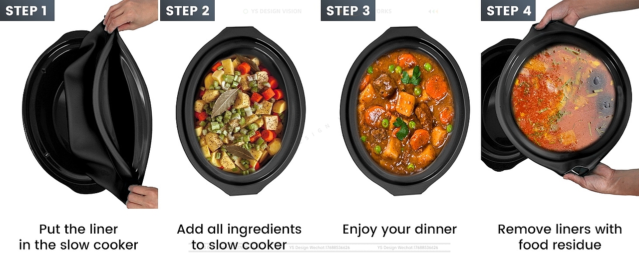 亚马逊黑色慢炖锅主副图高级A+设计