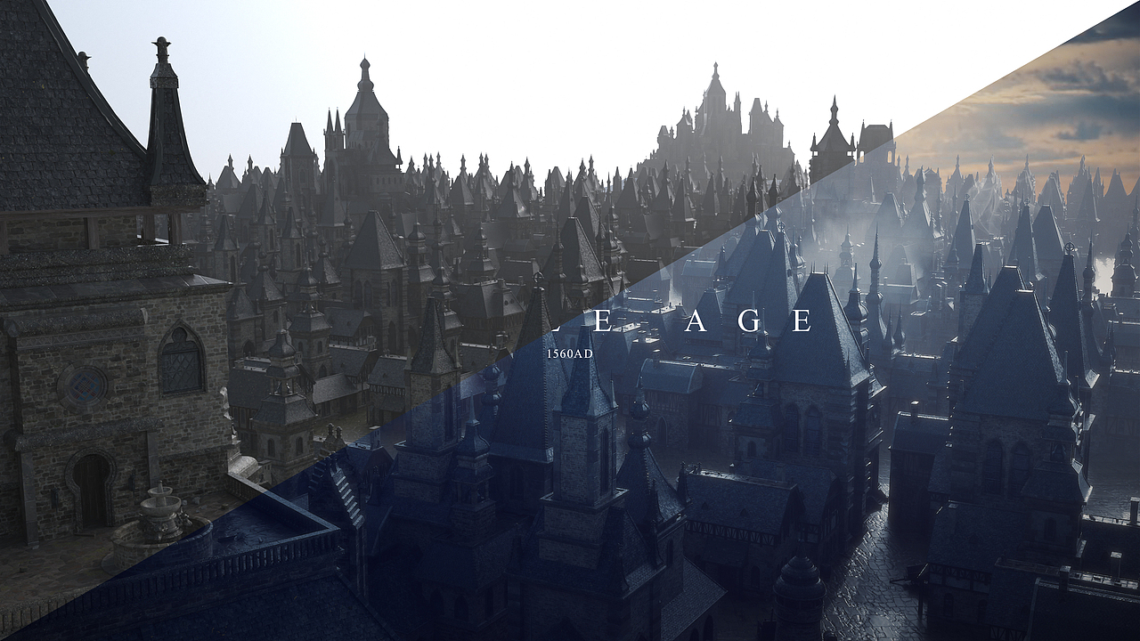 黑暗中世纪概念场景图（图ZMzUxMDM3MTk2） - 动画/影视 - 站酷设计师俞竖原创素材 - 站酷ZCOOL