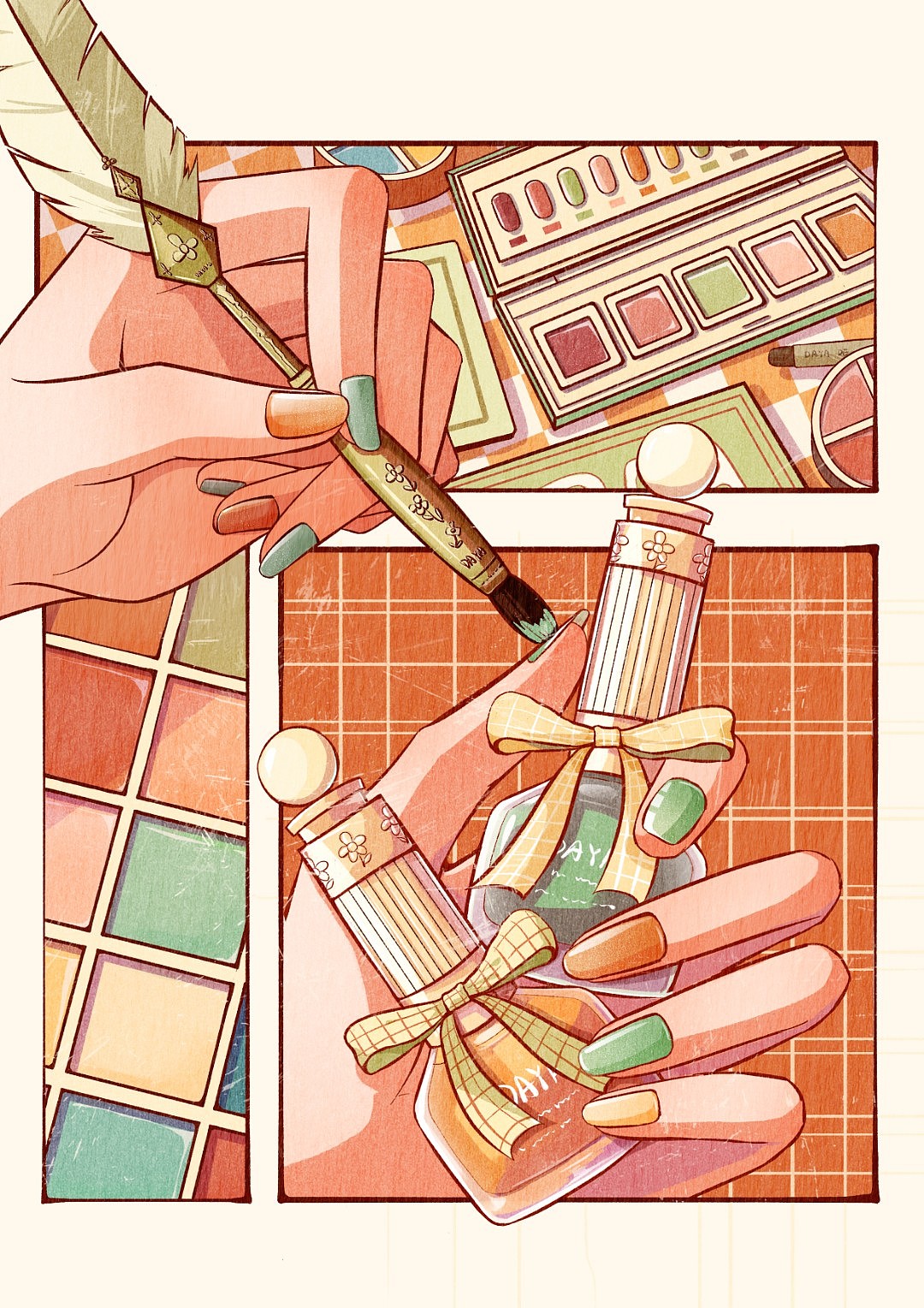 分镜插画合集1（图ZMzY5MTQ3MjA4） - 创作习作 - 站酷设计师香菜豆浆原创素材 - 站酷ZCOOL