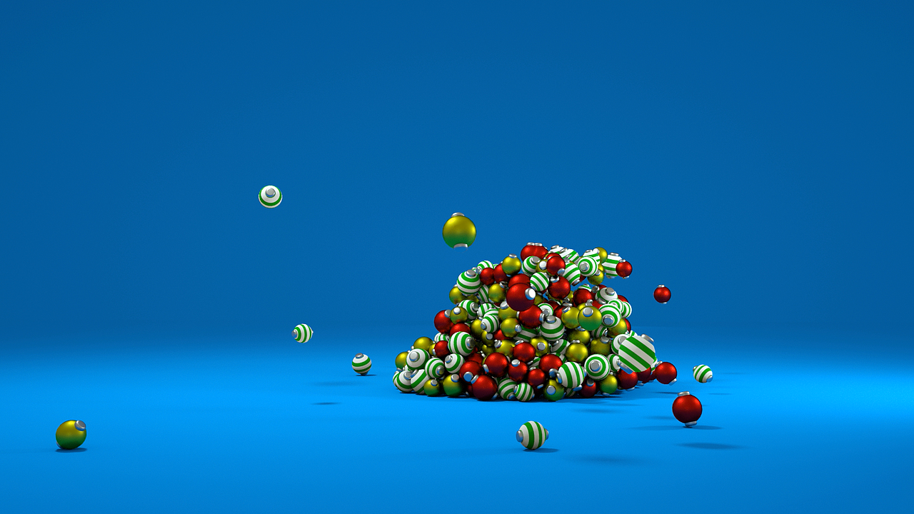 【C4D】球球圣诞树（图ZMTQwMjE5NTQ0） - 动画/影视 - 站酷设计师Dragon丨阿龙原创素材 - 站酷ZCOOL