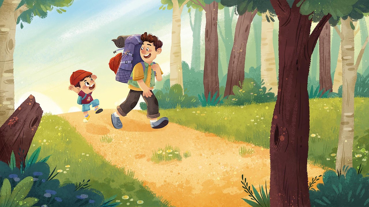 儿童绘本《红帽子》（图ZMzEwNjI4NjU2） - 绘本 - 站酷设计师五只猫原创素材 - 站酷ZCOOL