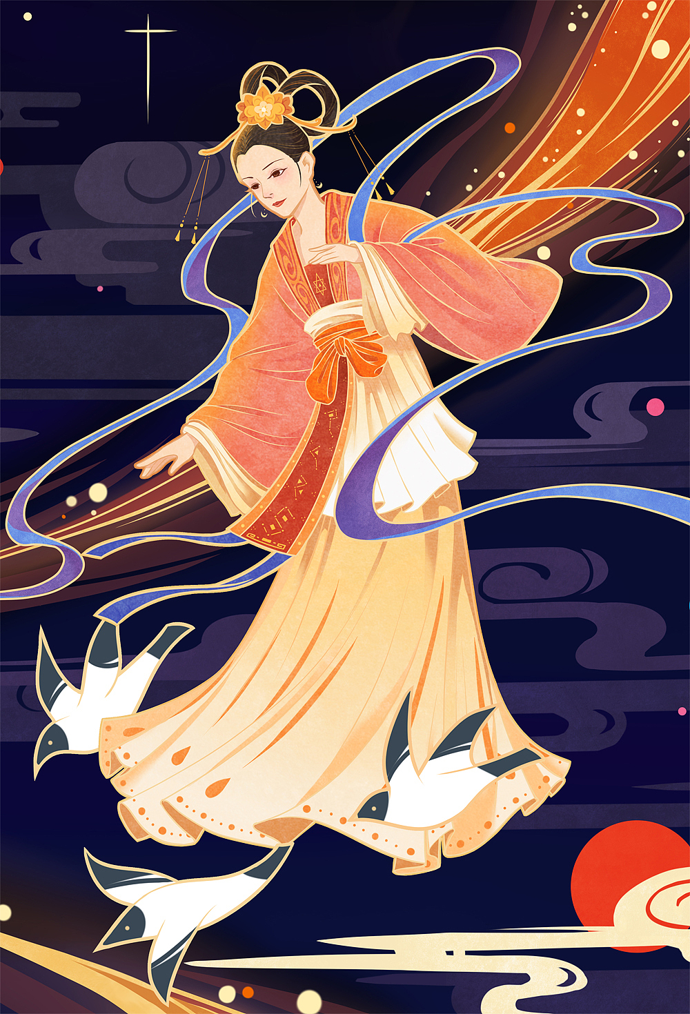 牛郎织女手账本（图ZMjc0MjUxMjY0） - 商业插画 - 站酷设计师Aimee_Zou原创素材 - 站酷ZCOOL