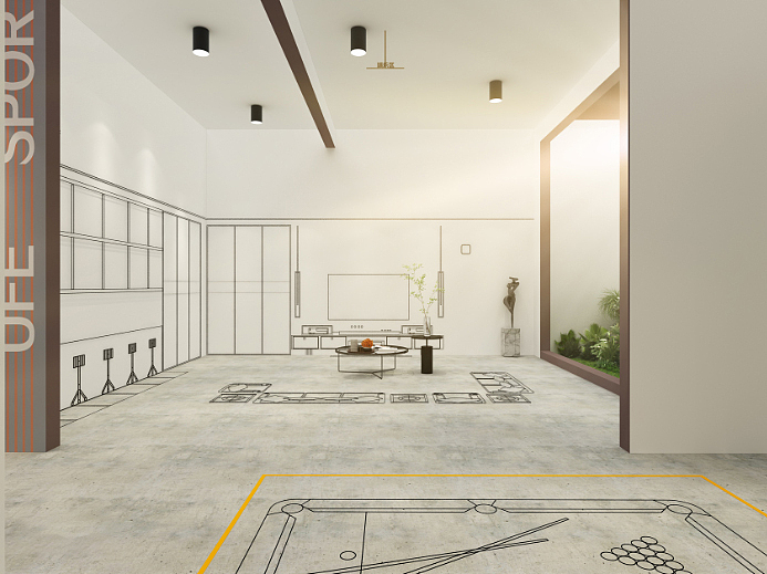 清水样板间底复（图ZMjg1MDExNzU2） - 场景 - 站酷设计师18线小设计原创素材 - 站酷ZCOOL
