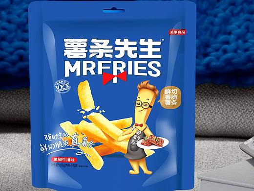紫牛包装设计丨#薯条先生#打造情感IP，区隔同质化产品