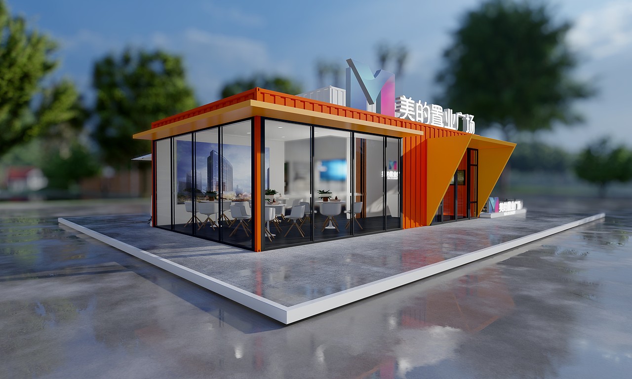 集装箱搭建展厅