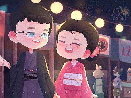 夜晚的祭典