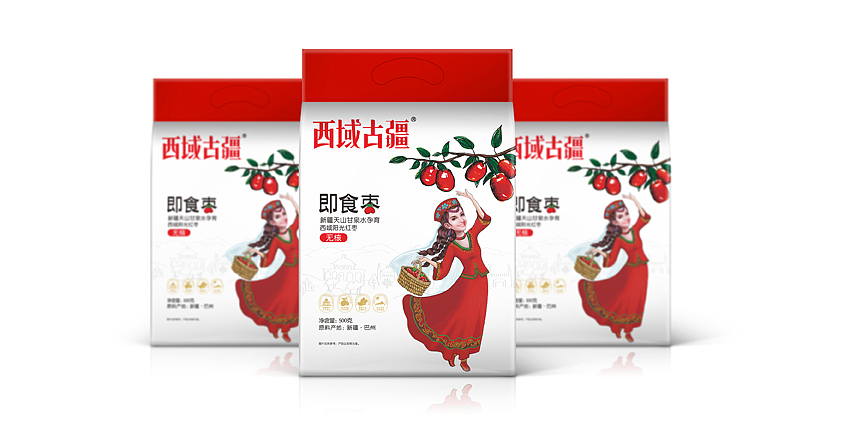 来自西域古疆巴州的红枣（图ZMzE2ODg5NDA=） - 包装 - 站酷设计师方誉森设计原创素材 - 站酷ZCOOL