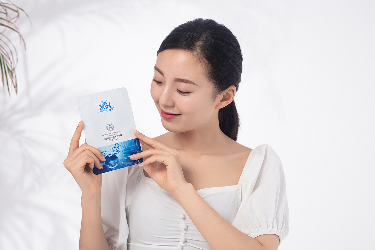 面膜 模特 静物拍摄