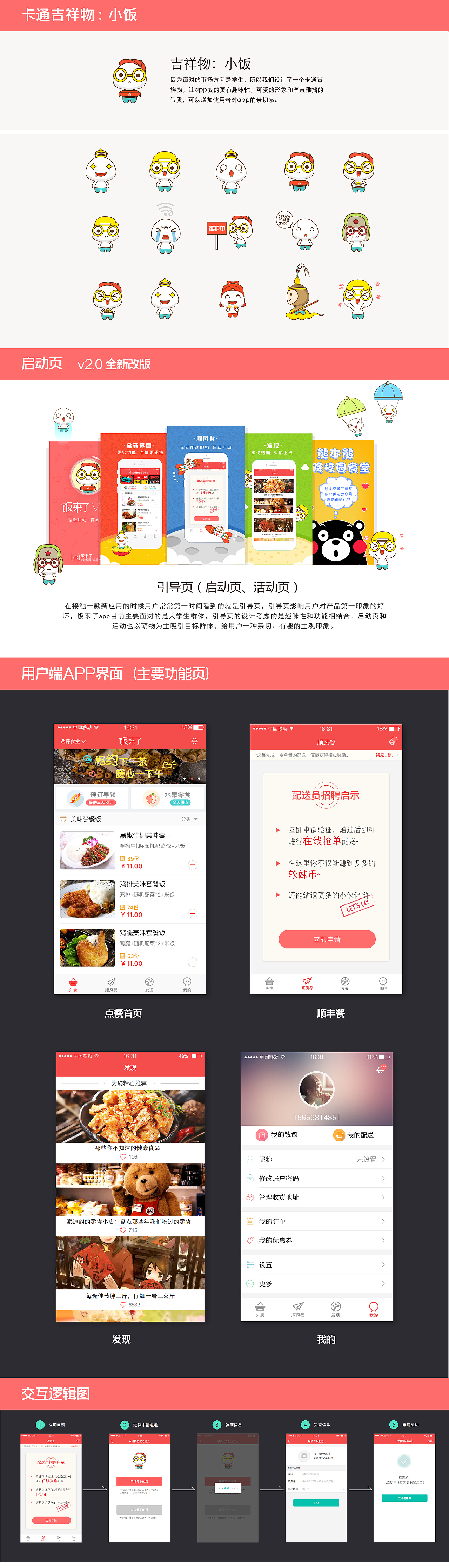 饭来了App（图ZNTMxNDA3ODA=） - APP界面 - 站酷设计师快看牛魔王原创素材 - 站酷ZCOOL