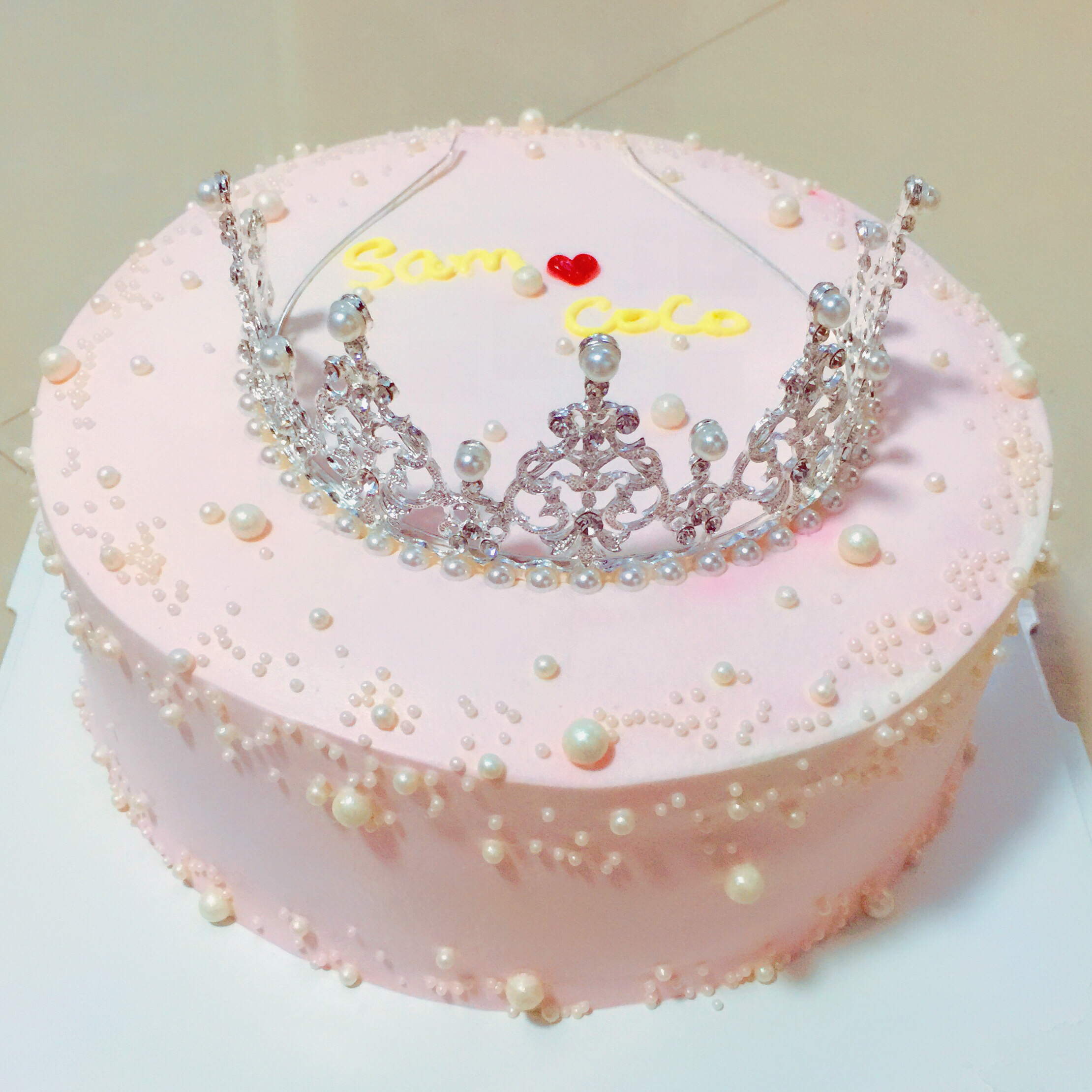 皇冠蛋糕 简单图片