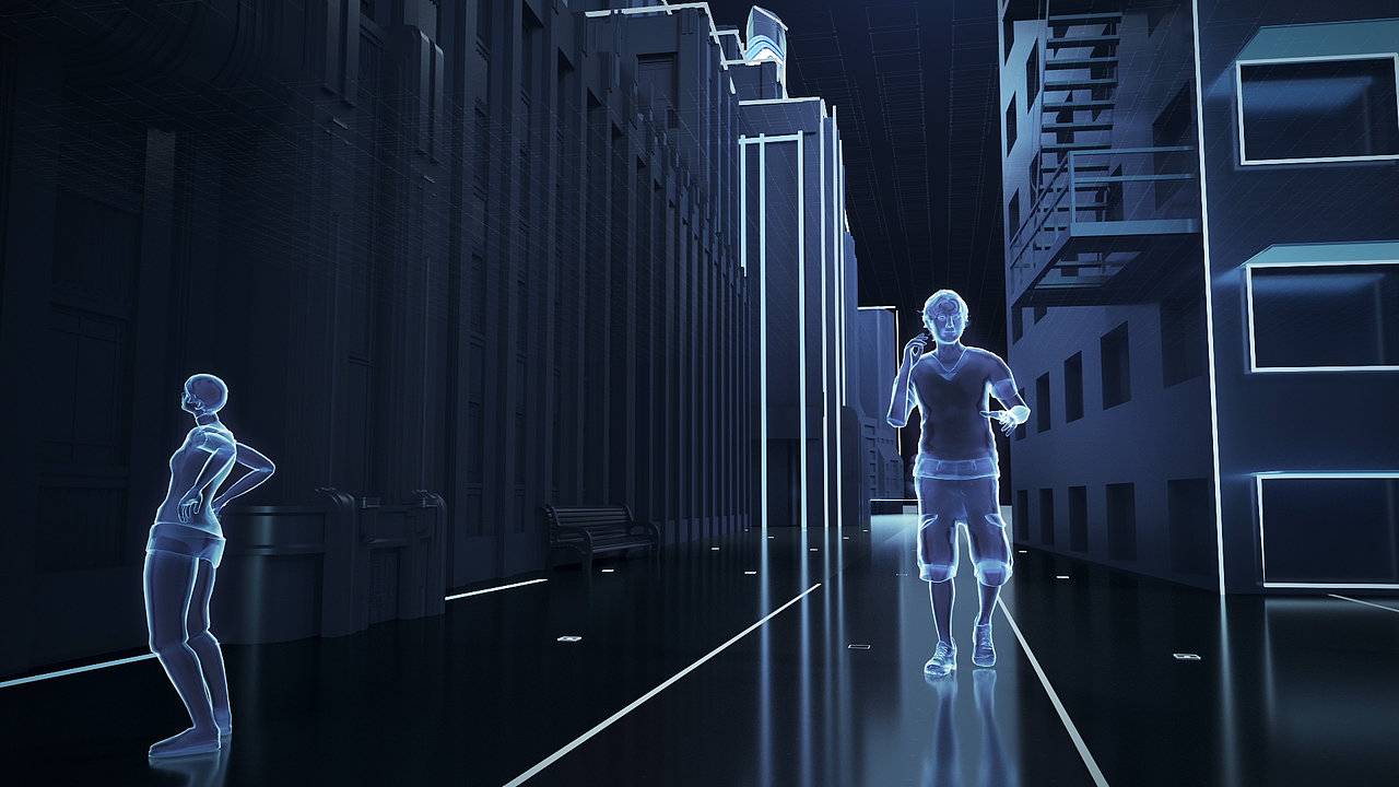 中国移动科技感风格三维动画