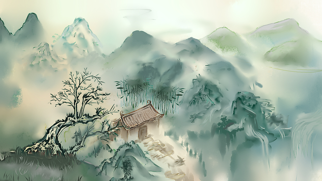 隐居山林3.27（图ZMTA5NDU5ODg4） - 创作习作 - 站酷设计师凌弈海原创素材 - 站酷ZCOOL