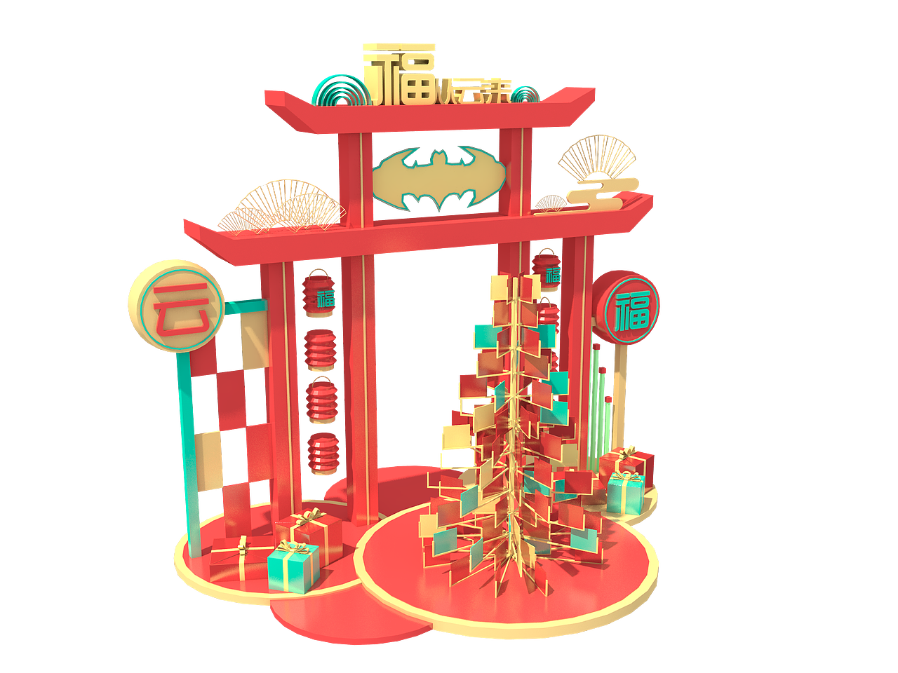 无锡云福大厦美陈（图ZMTgwMzY1NTUy） - 场景 - 站酷设计师美陈Hello世界原创素材 - 站酷ZCOOL