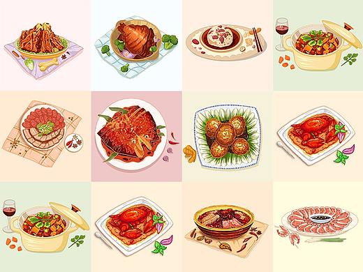 美食插画