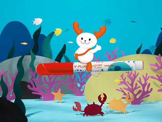 电商摄影文具摄影微缩摄影缩微摄影丨儿童彩色蜡笔