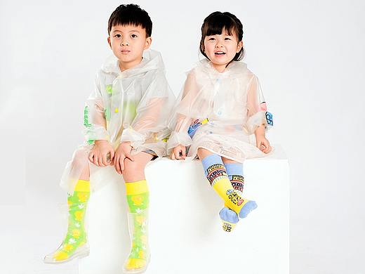 Myfun沐枫儿童雨衣雨靴
