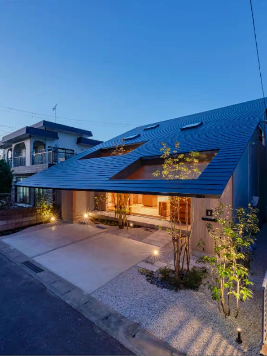 日式非常规加长坡顶庭院住宅|空间|家装设计|乔小汐 - 原创作品