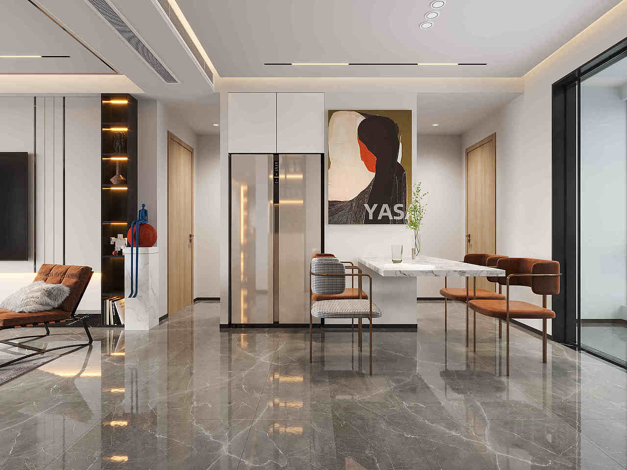 现代轻奢客餐厅|是对生活的享受,美感的放大