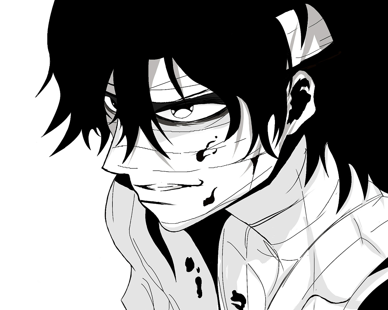 板绘黑白画练习