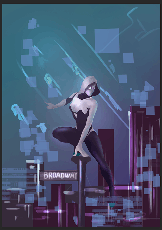 【临摹】蜘蛛侠速涂