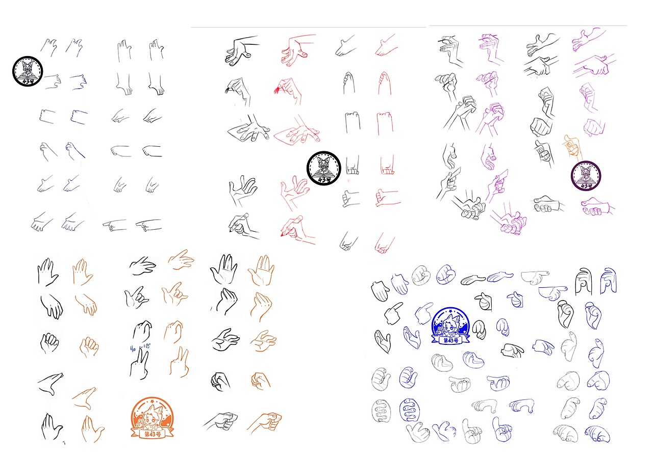 周一到周五的临摹（图ZMjYyMjczMjgw） - 创作习作 - 站酷设计师香菇43号原创素材 - 站酷ZCOOL