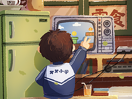 插画｜学校门口的小卖铺