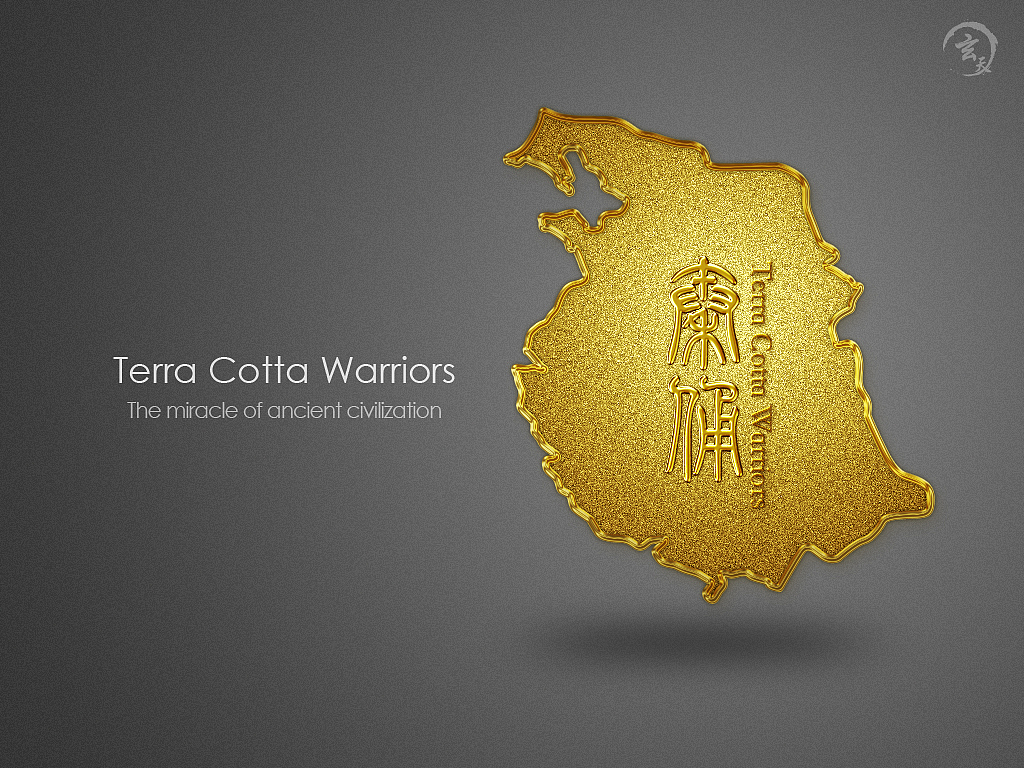 黄金质感兵马俑徽章设计(内附制作过程)(图ZMTM4MzgwMA==) - 品牌 - 站酷设计师Depp玄天原创素材 - 站酷ZCOOL