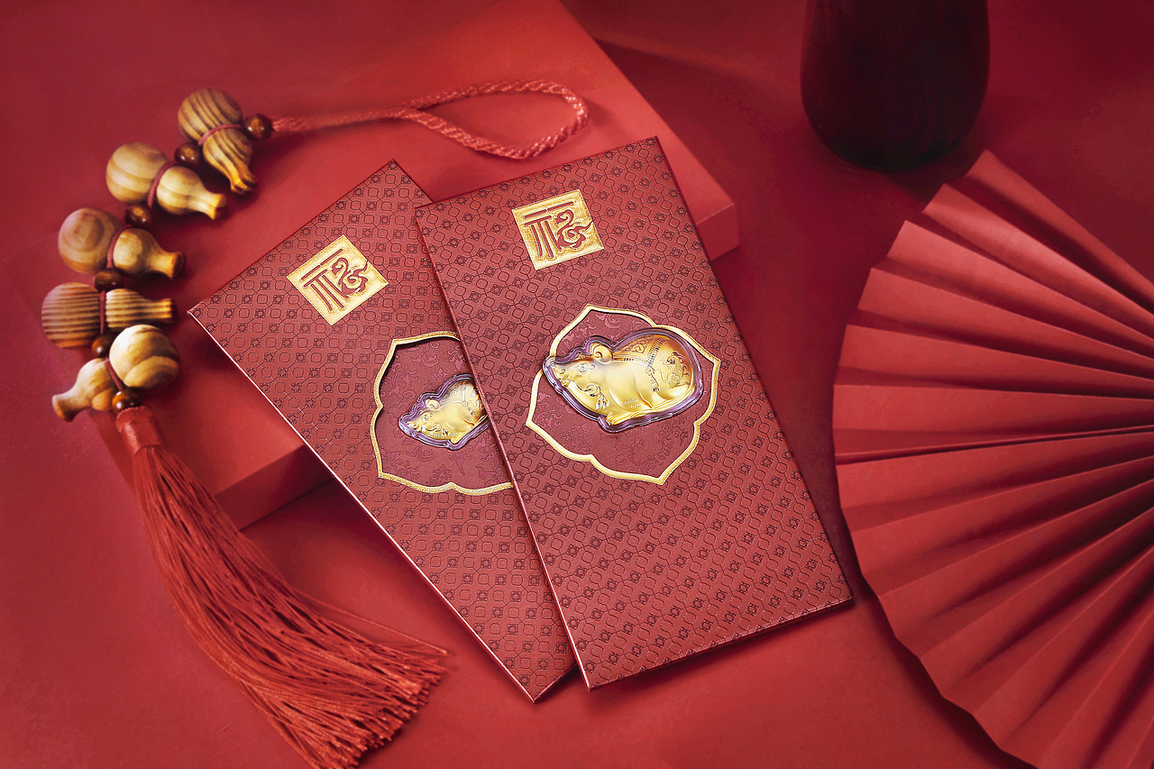 2020鼠年生肖黄金红包-珠宝摄影-产品摄影
