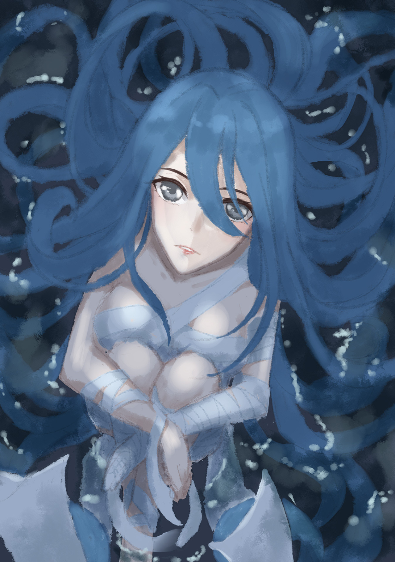 沧月|插画|创作习作|玉华凝 - 原创作品 - 站酷 (zcool)