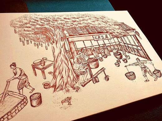 古代米粉作坊图_素材网站_图片免费下载-zcool站酷