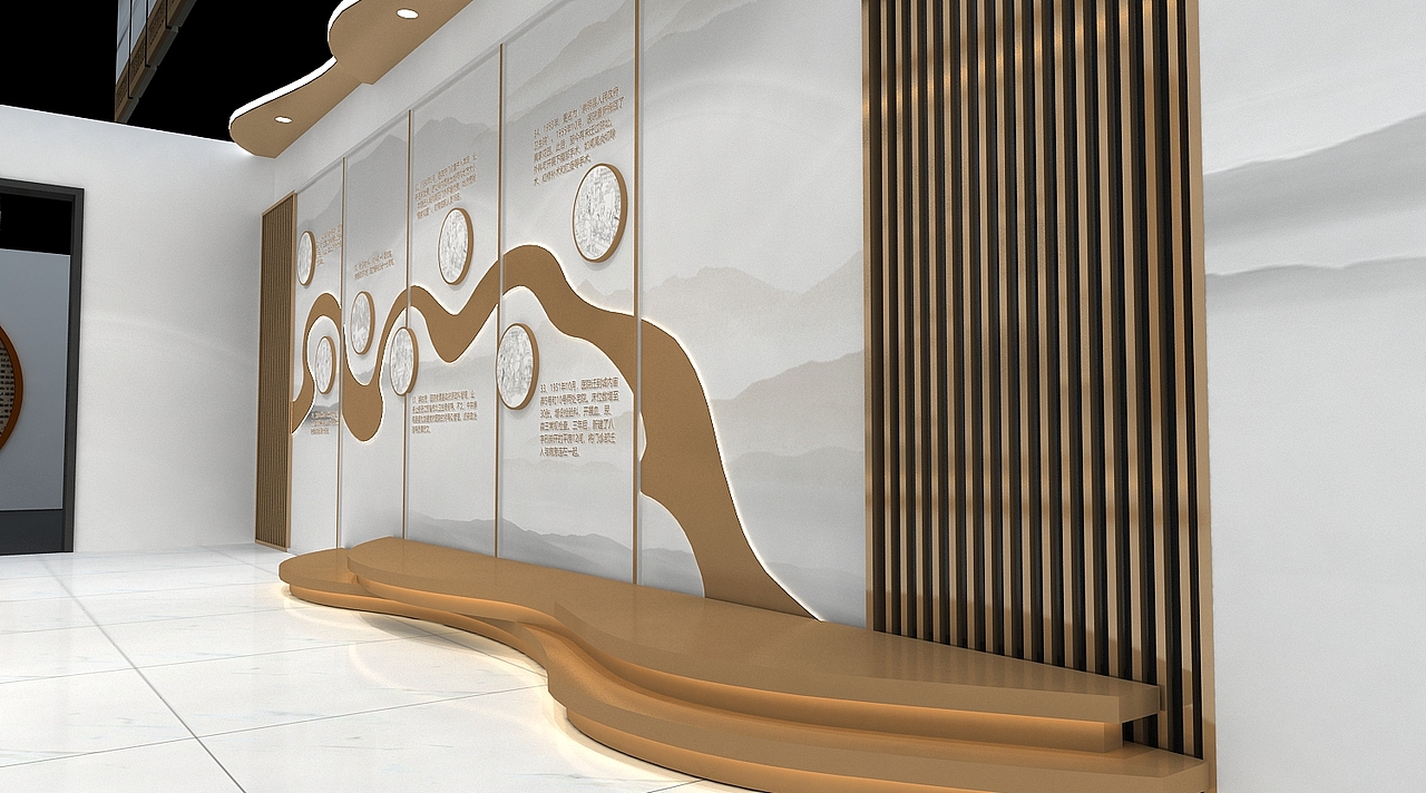 医院展厅 展位 活动 美陈 效果制作