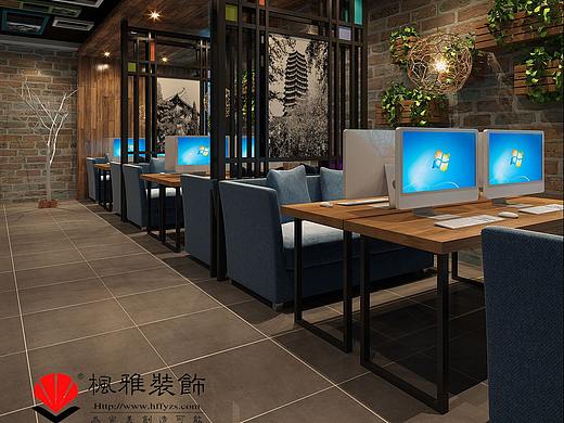 合肥网咖装修。合肥主题网咖装修,网咖装修效果图