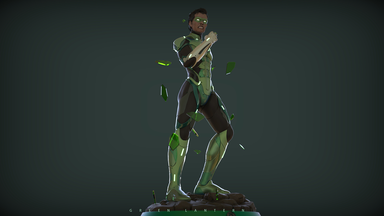 正義聯(lián)盟：綠燈俠（圖ZMjU1OTYwNTQ0） - 玩具 - 站酷設計師季初DEMON原創(chuàng)素材 - 站酷ZCOOL