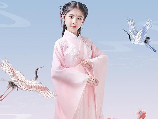 儿童古装汉服古风详情页(FCC)