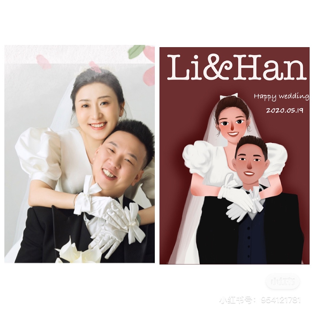 婚礼插画（图ZMjU2MzE4ODc2） - 商业插画 - 站酷设计师燕子往南飞原创素材 - 站酷ZCOOL