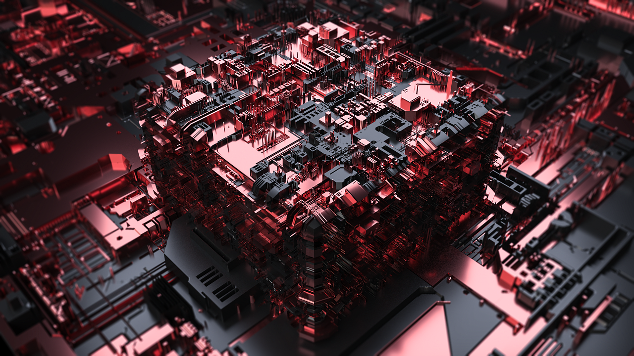 c4d 科技感作品练习