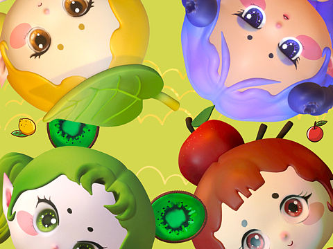 [Nomad]原创IP设计《维他命少女队》