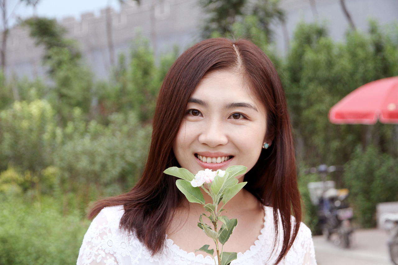 穿白裙子的女孩|摄影|人像摄影|南木子a - 原创作品 - 站酷 (zcool)