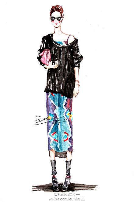 21时装插画{4}