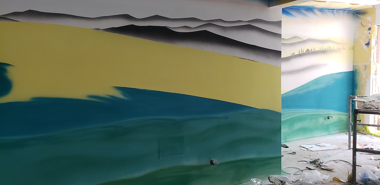 新家的墙绘和我的宝贝（图ZMjQ1NDk5OTMy） - 新锐潮流插画 - 站酷设计师赵先生zxs原创素材 - 站酷ZCOOL