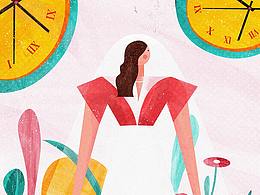 【原创插画】岁月神偷