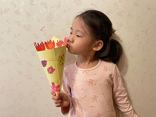 彩色自然之火 - 小小艺术家花花