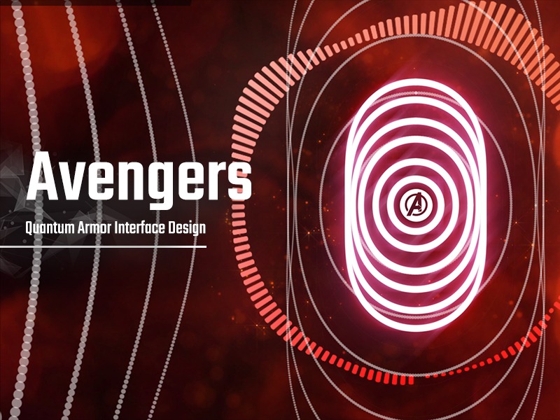 Avengers Quantum UI Design