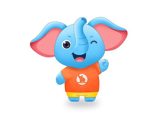 吉祥物设计  小象点睛形象设计